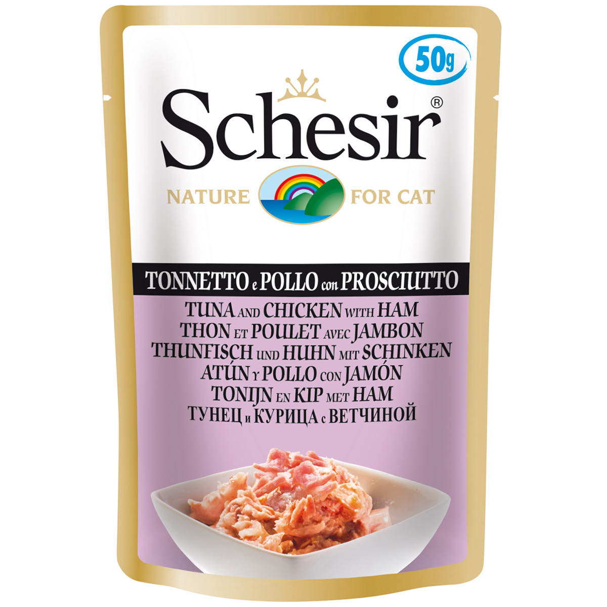Schesir Cat Thunfisch, Huhn mit Schinken kaufen bei ZooRoyal