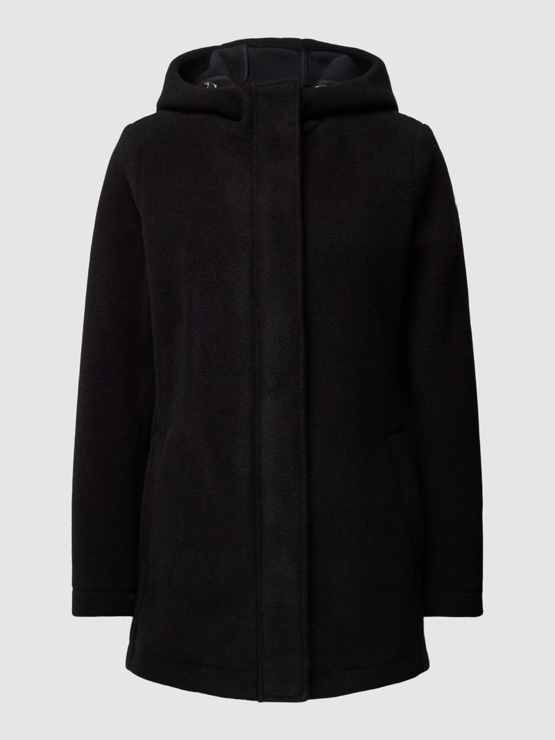 Jacke mit Kapuze in schwarz