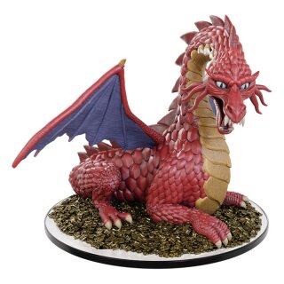 D&D Icons of the Realms: 50th Anniversary - Classic Red Dragon (Prepainted)