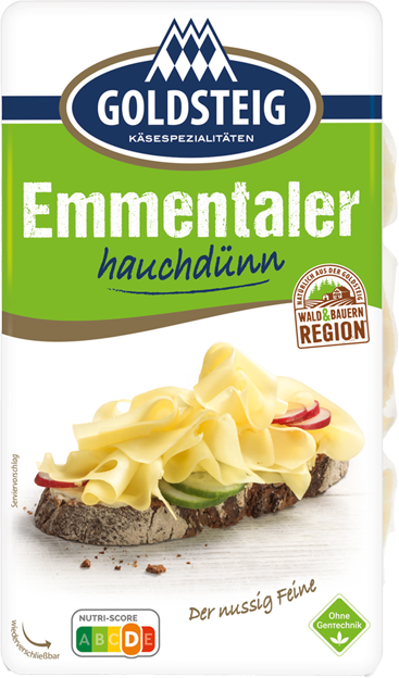 GOLDSTEIG Emmentaler Scheiben hauchdünn