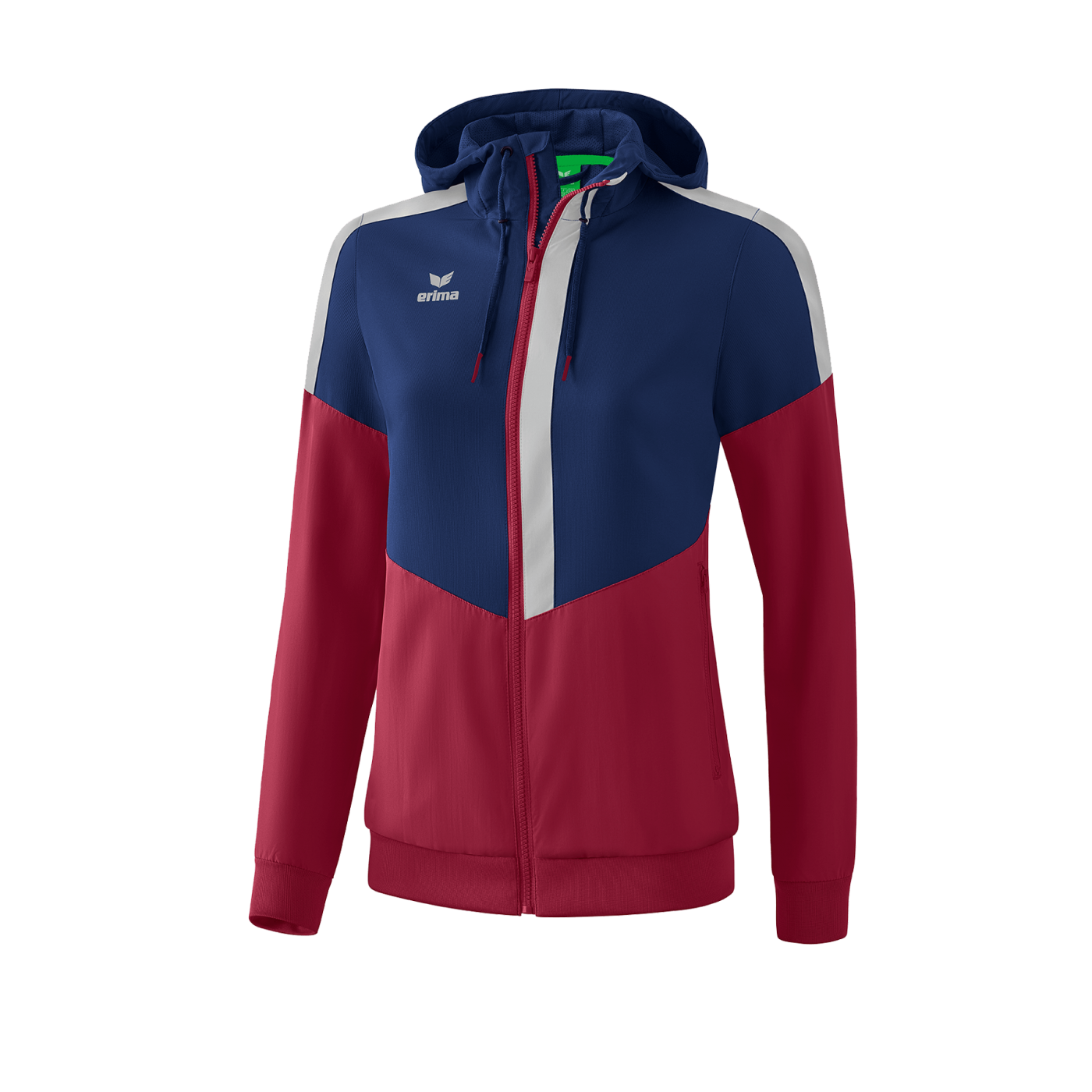Erima Squad Präsentationsjacke Damen Blau Rot