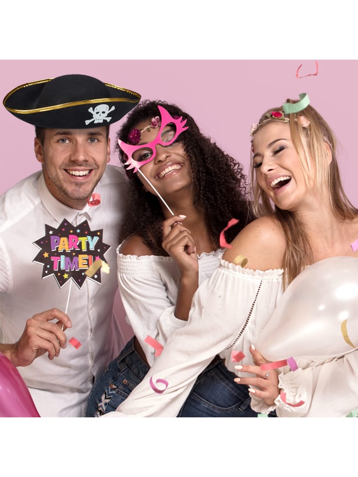 relaxdays Piratenhut in Schwarz günstig kaufen onesize