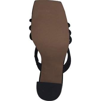 La Strada Pantolette in schwarz