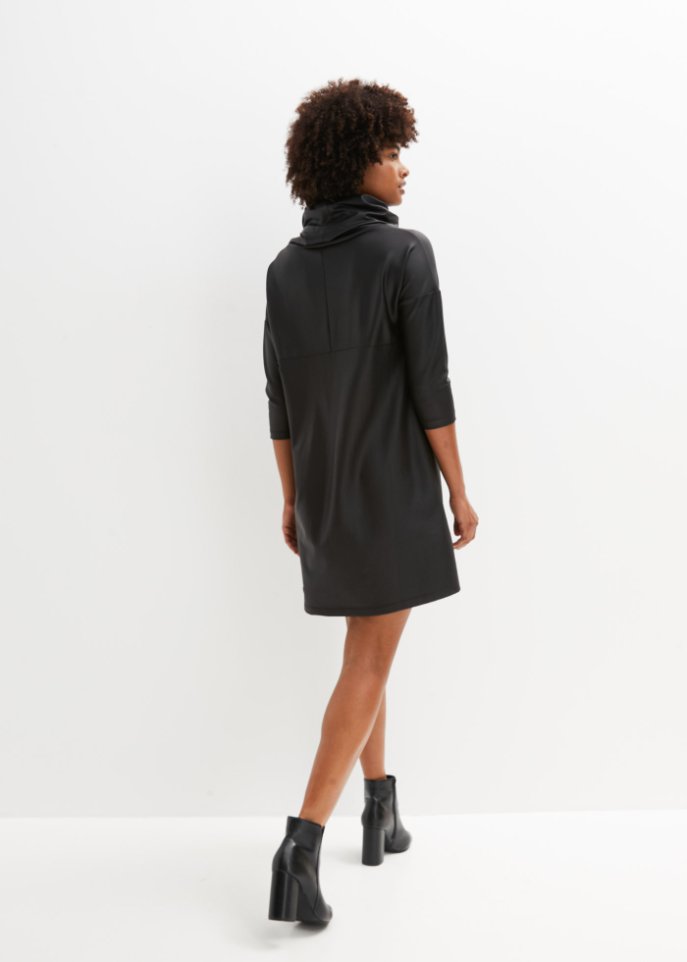 Lederimitatkleid