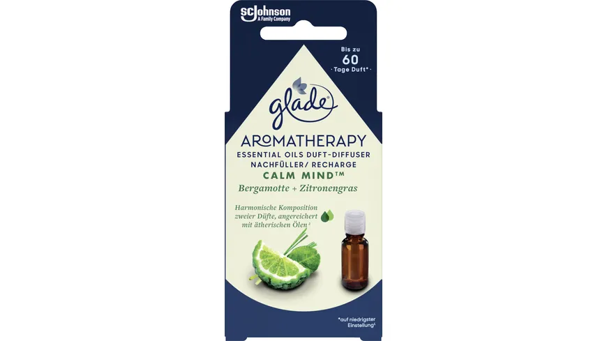 Glade Aromatherapy Essential Oils Duft-Diffuser Nachfüller Calm Mind 17.4 ml