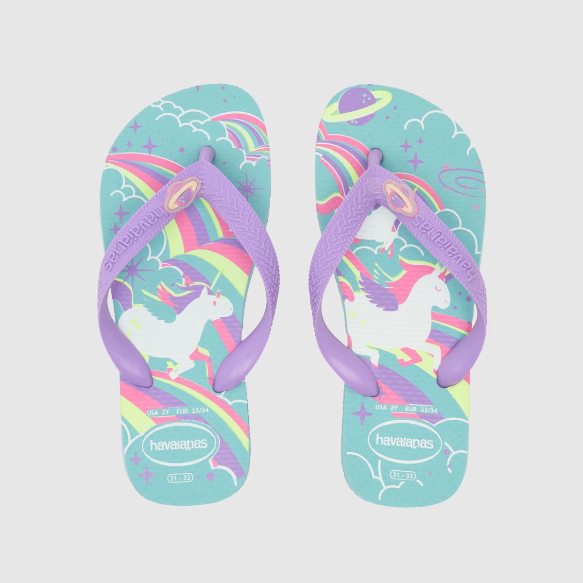Havaianas blå fantasy flickor juniorsandaler