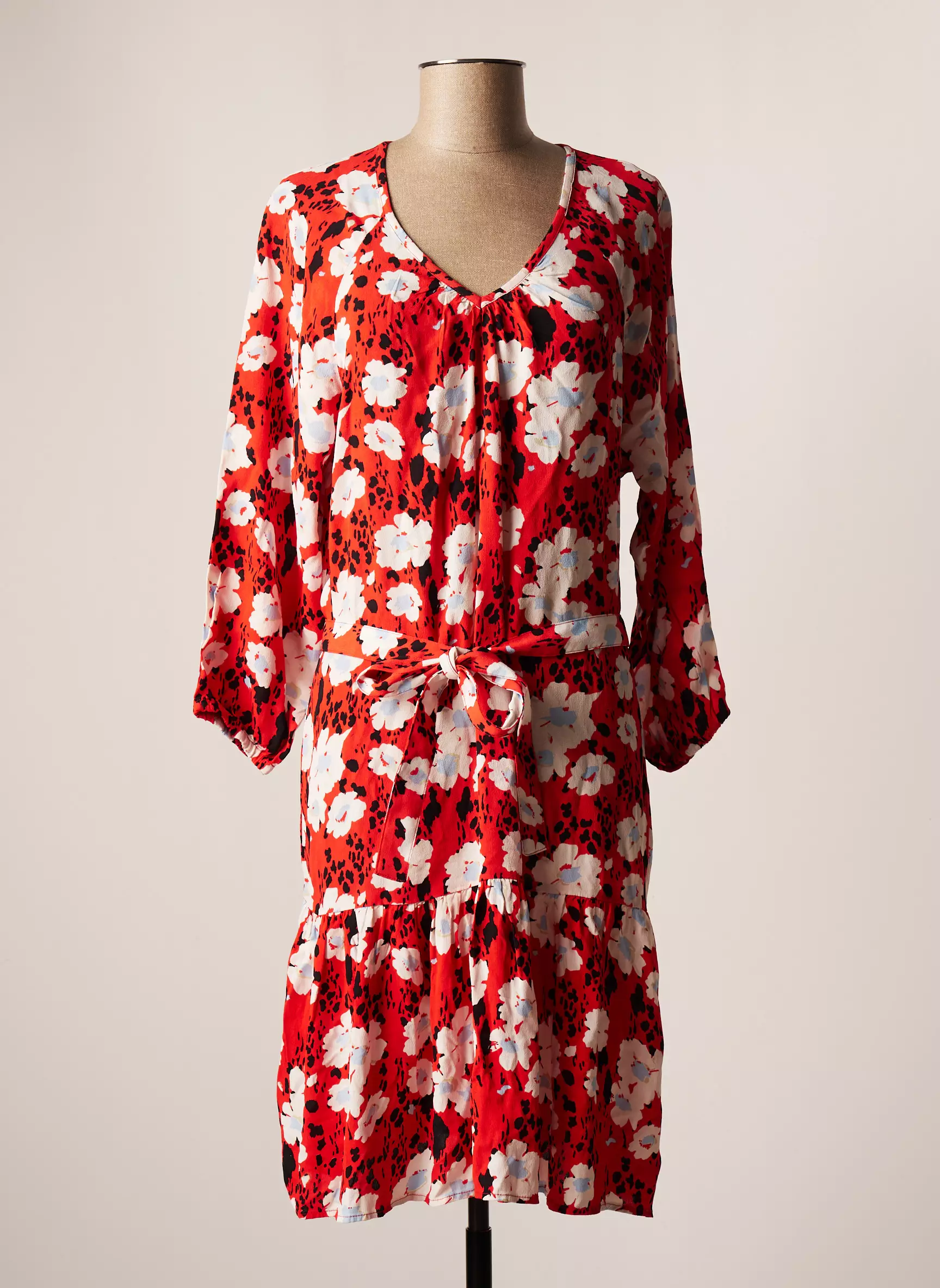 Garcia Robes Mi Longues Femme couleur orange