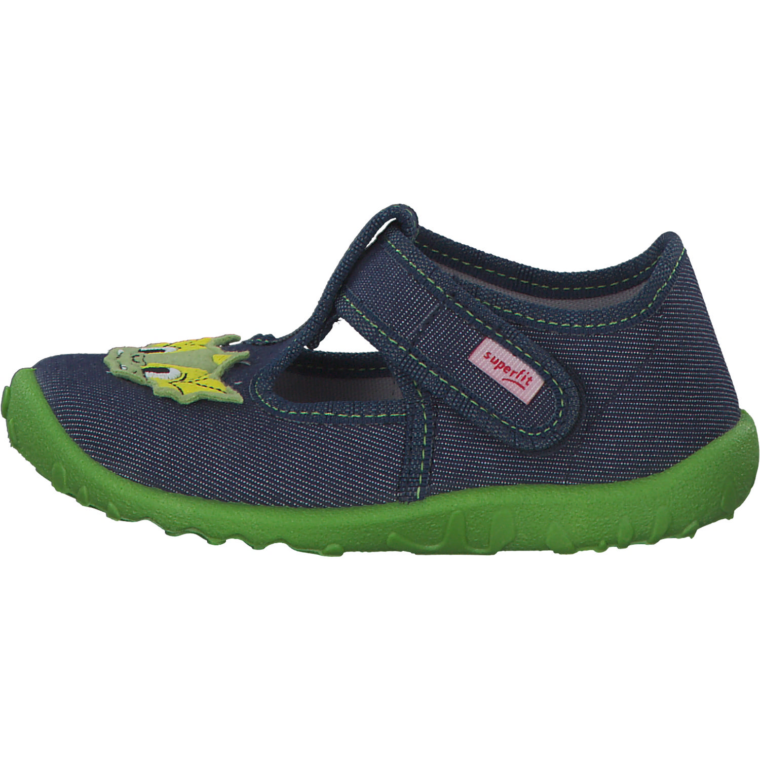 Superfit SPOTTY 09256, Hausschuhe, Kinder, BLAU/GRÜN