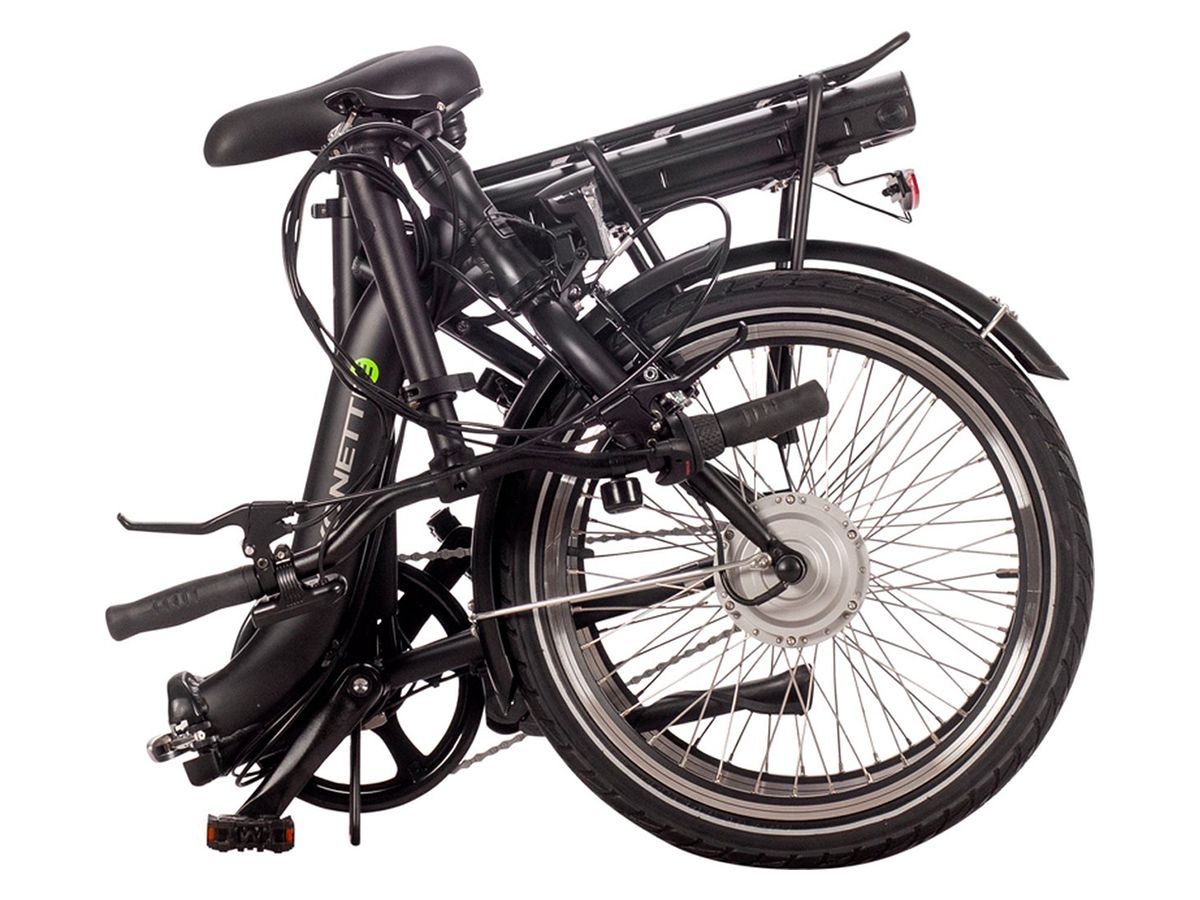 Saxxx Compact Plus S mattschwarz Elektro-Faltrad