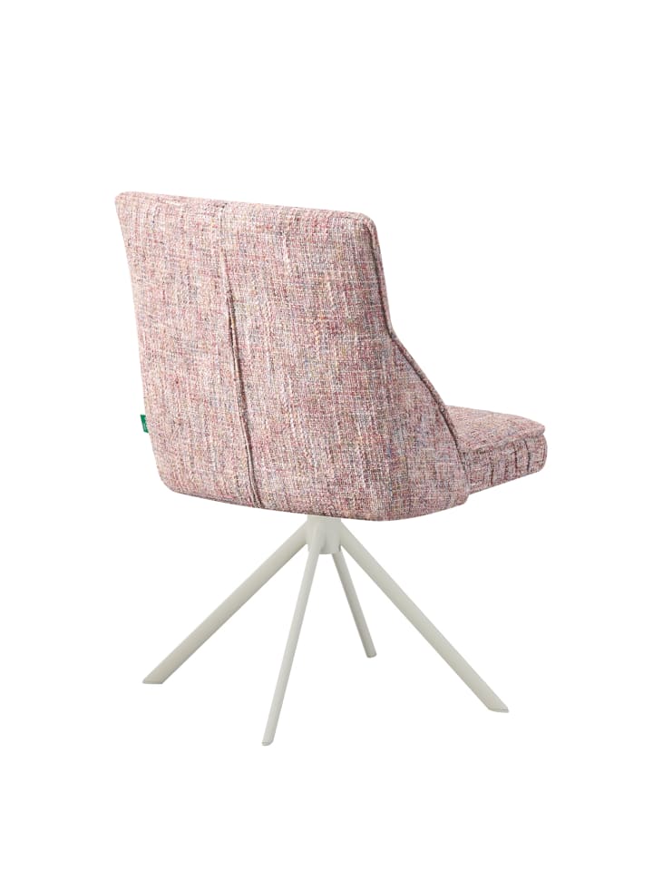 DUBI Möbel 2er-Set: Drehstuhl LINNEA in Rosa - (B)49 x (H)85 x  (T)62 cm günstig kaufen onesize