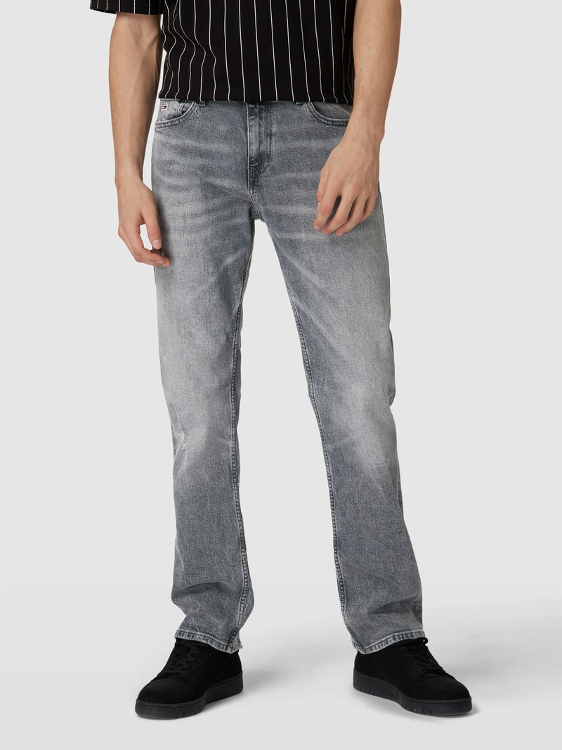 Regular Fit Jeans im 5-Pocket-Design Modell 'RYAN' in mittelgrau