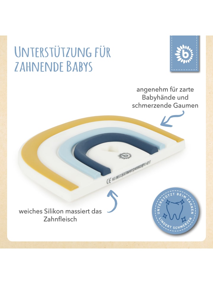 Bieco Spielwaren Beißring Silikon Tor - ab Geburt in Mehrfarbig günstig kaufen onesize