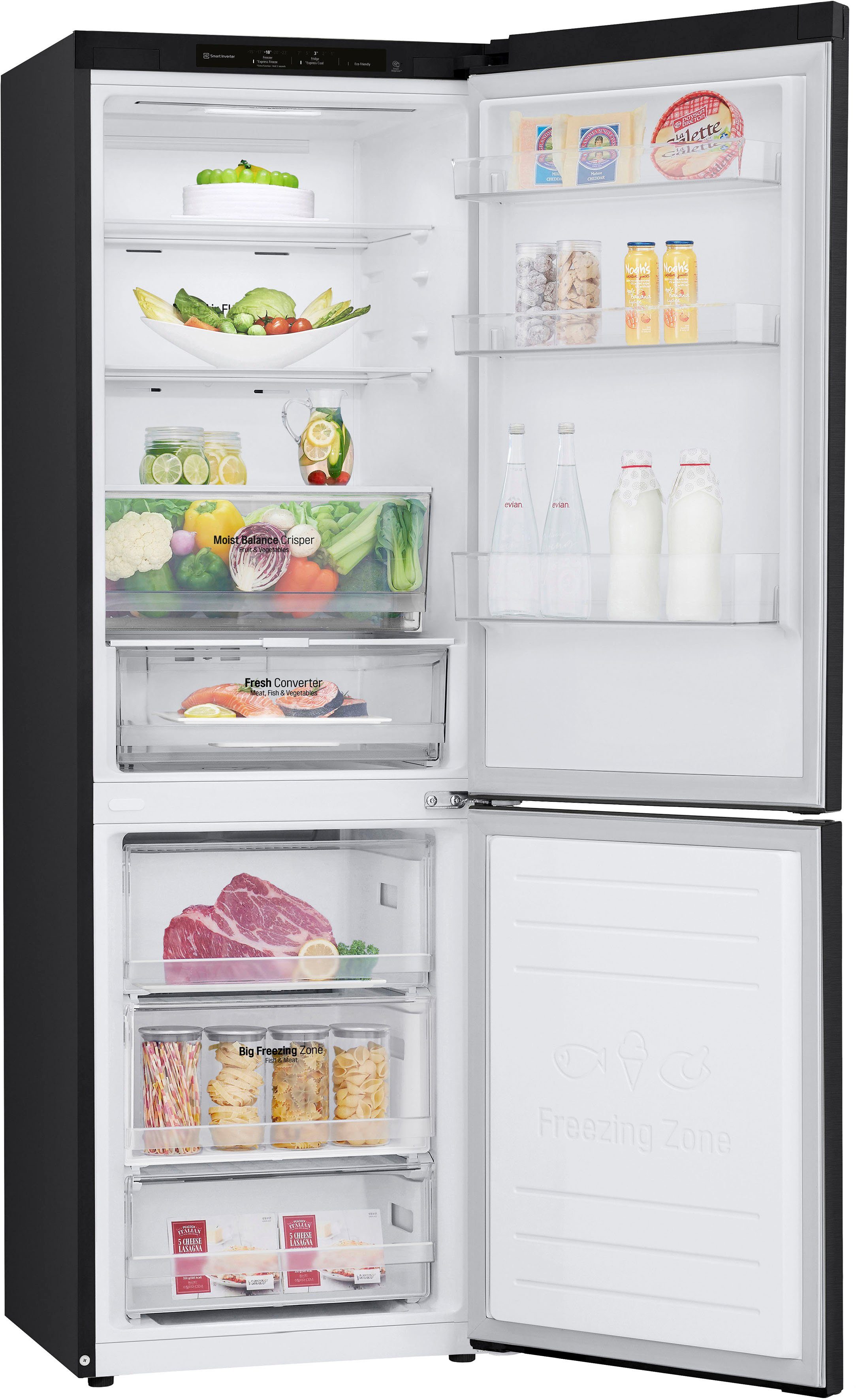 LG Kühl-/Gefrierkombination Serie 6 GBB61MCGCN1, 186 cm hoch, 59,5 cm breit