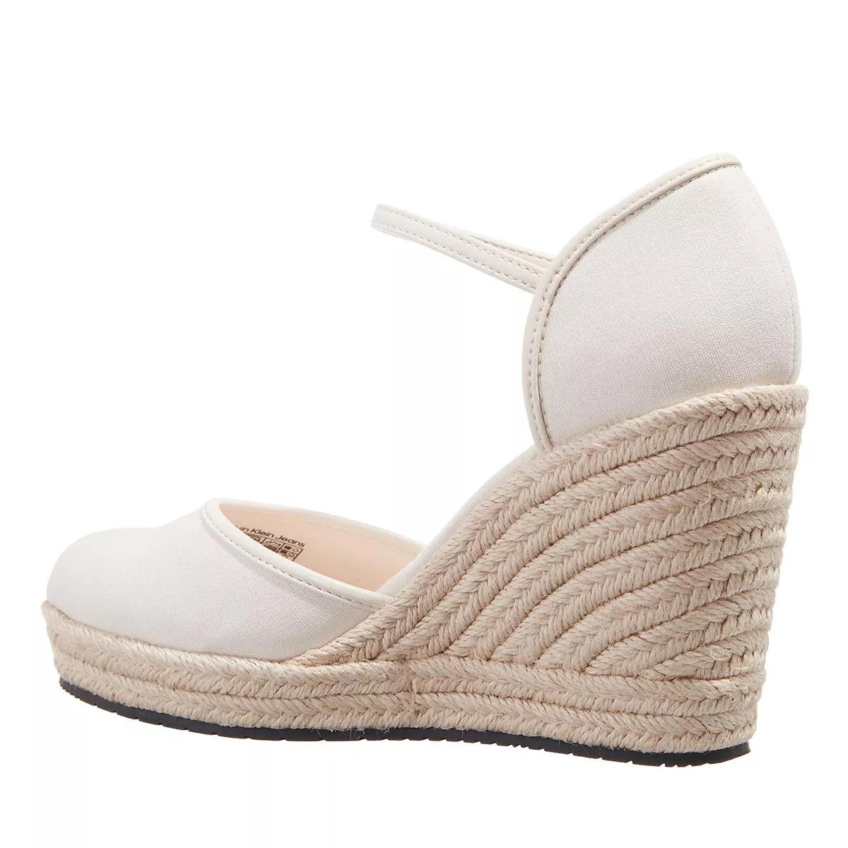 CALVIN KLEIN Komfort Slipper weiss Espadrille
