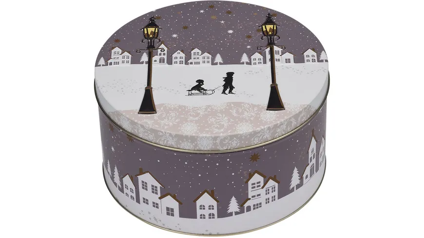 Gawol Gebäck- und Geschenkdose Silent Night Ø 18cm