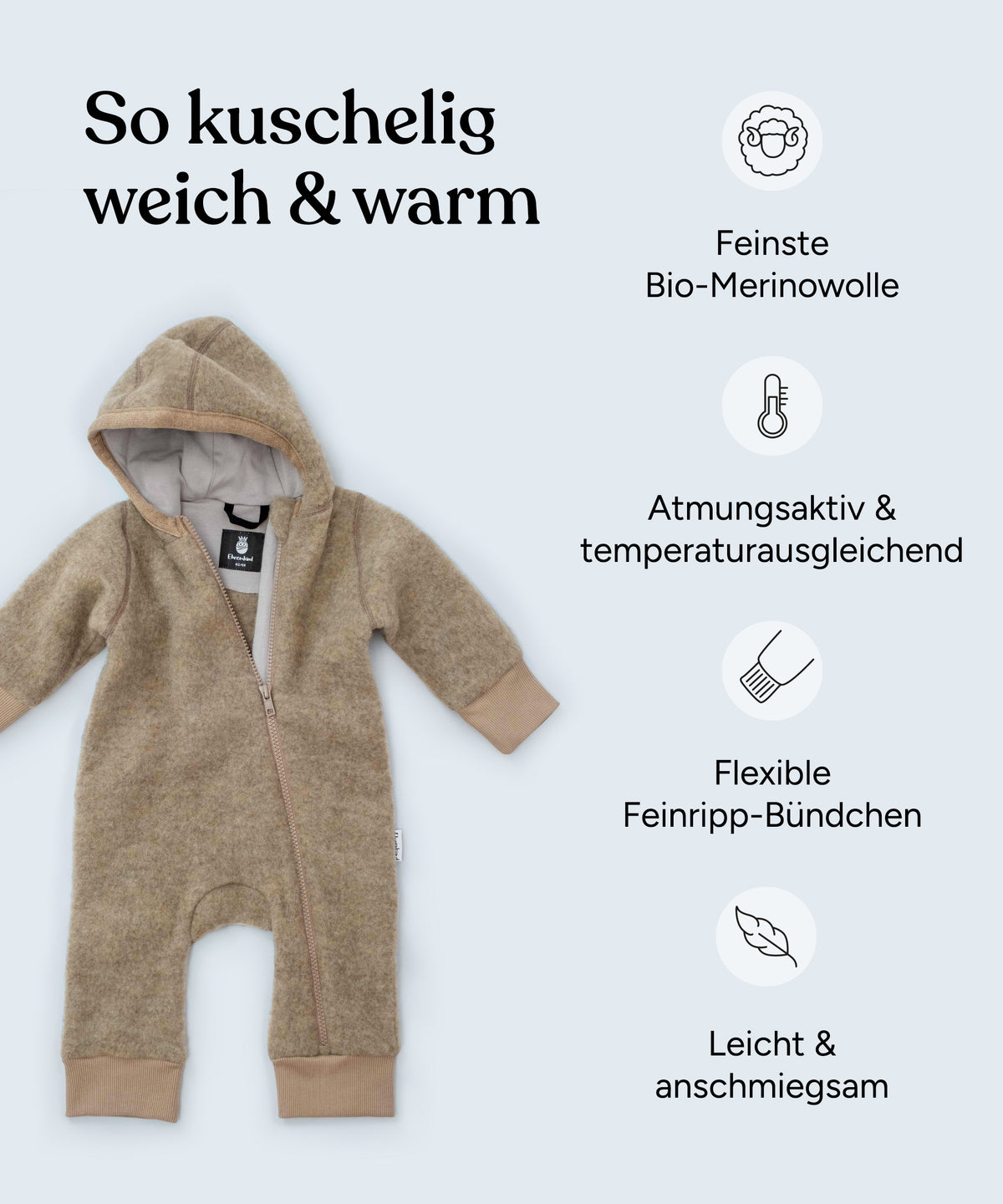 Wollfleece-Overall