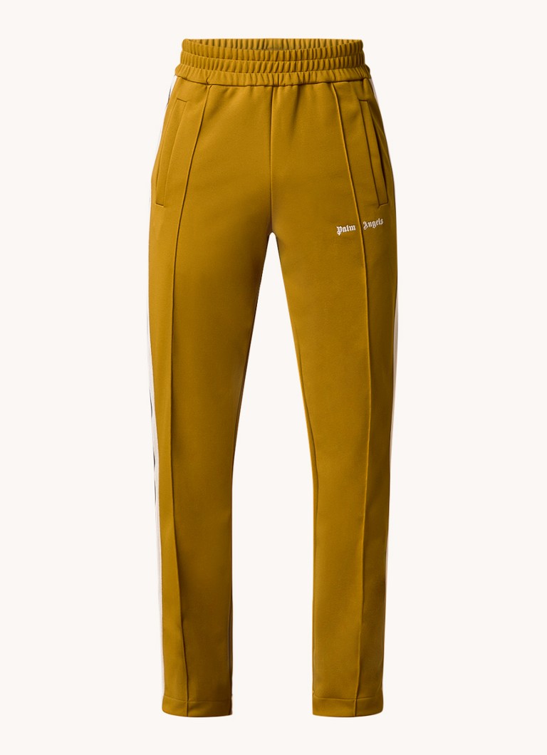 Palm Angels Tapered fit trenirke z logotipom in steekzakken