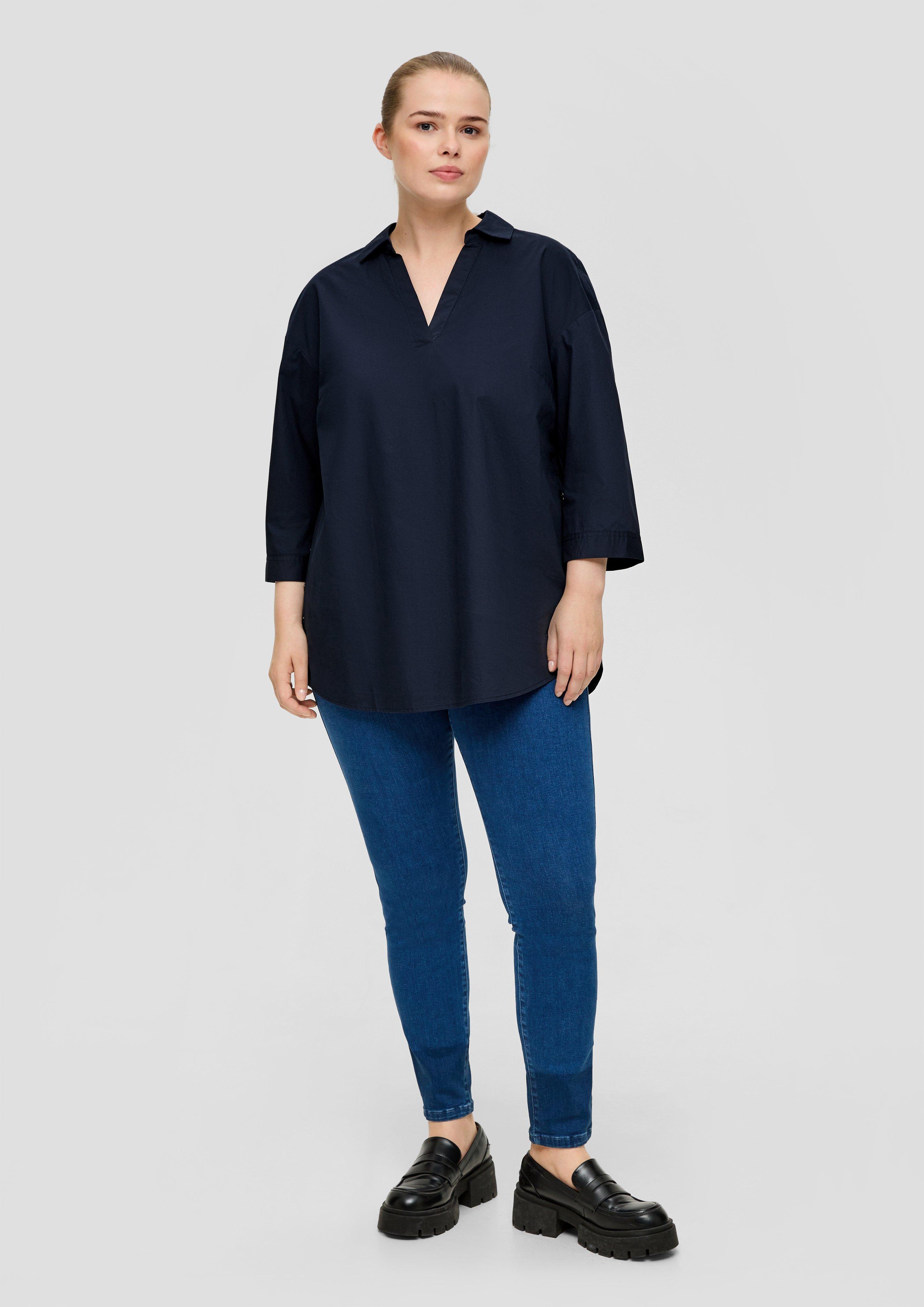 Bluse mit aufknöpfbarem Saum  2136387-5959