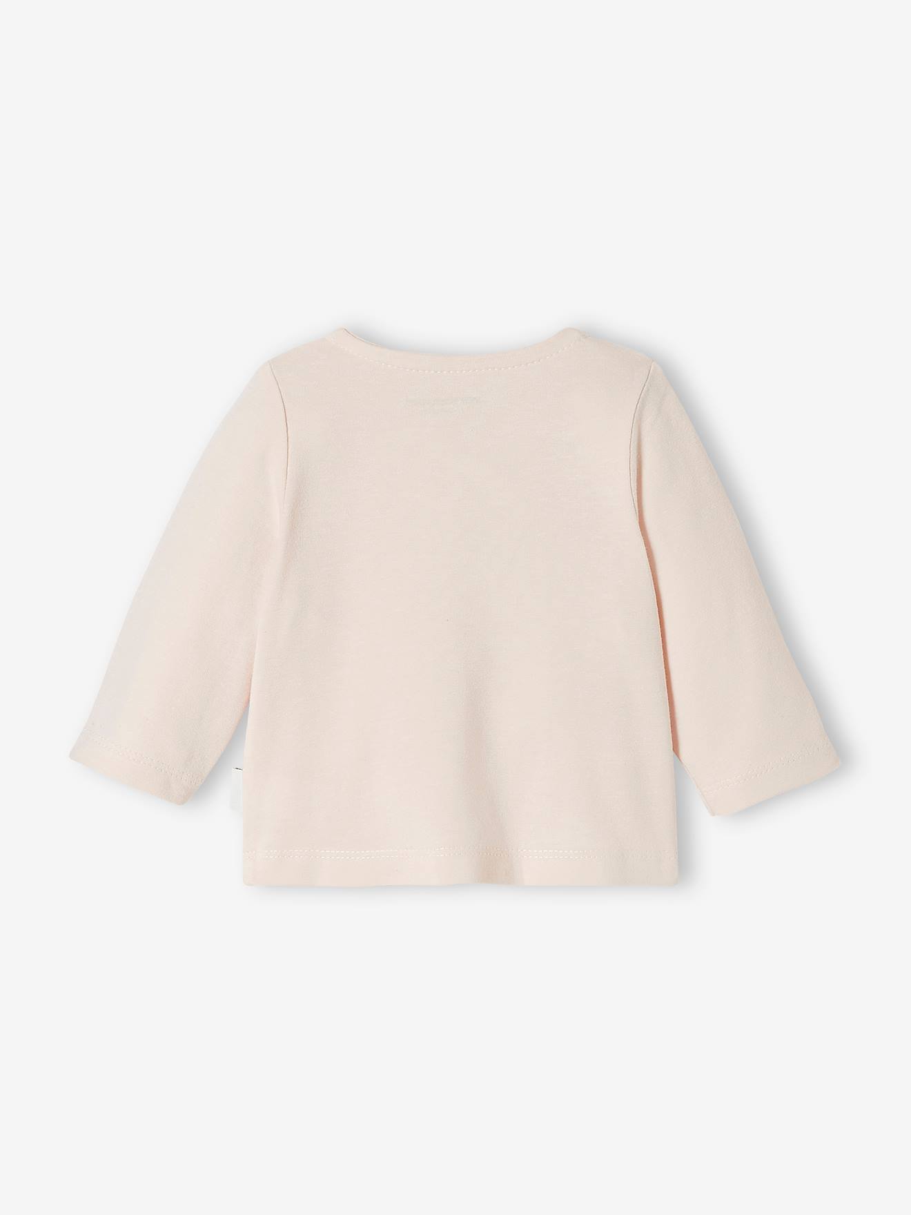 Brassière bébé naissance coton et élasthanne BASICS rose poudre