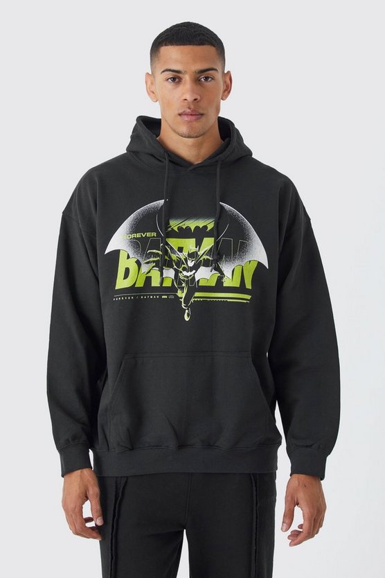 Oversize Hoodie mit lizenziertem Batman Print