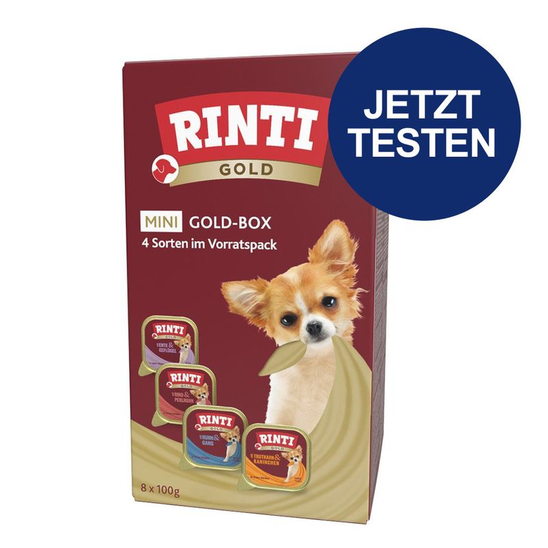 Probierpaket RINTI Gold Mini Schale 8 x 100 g