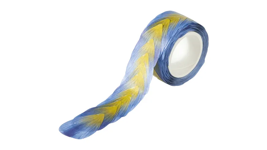 folia Washi-Sticker Blüten blau