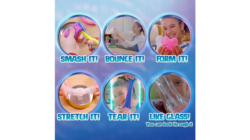 CRAZE - MAGIC DOUGH Dose mit 70gr intelligenter Superknete - flüssiges Glas 70 g