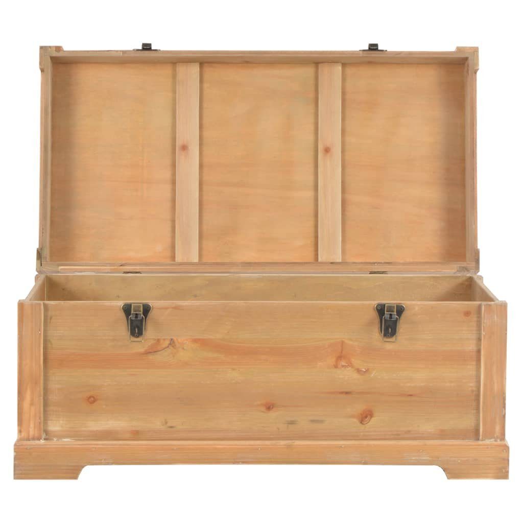 vidaXL Aufbewahrungsbox Aufbewahrungstruhe mit Auflage 80×40×40 cm MDF (1 St)