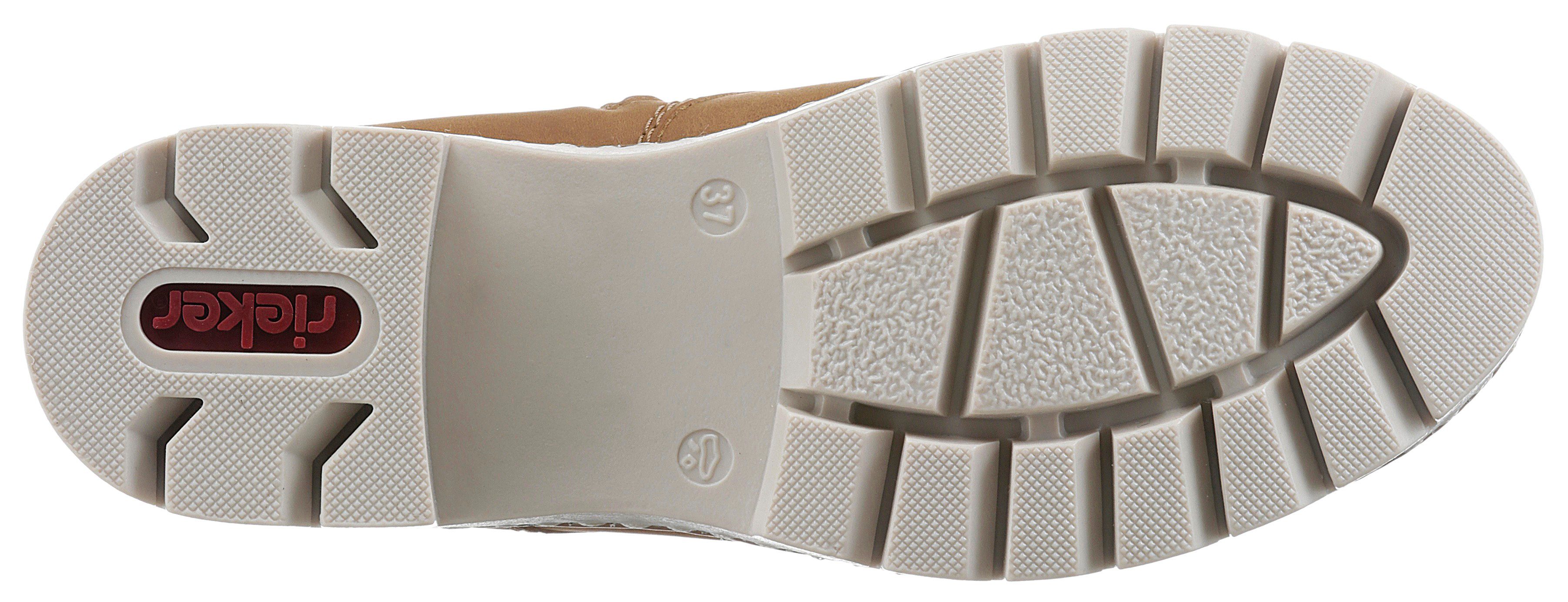 Rieker Stiefelette mit Front-Reißverschluss; schmale Form