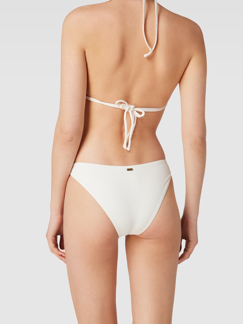 Bikini-Slip mit Strukturmuster Modell 'VAIVA' in offwhite