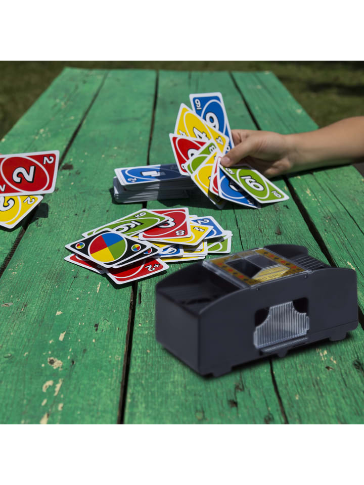 relaxdays Kartenmischmaschine 2 Decks in Schwarz günstig kaufen onesize