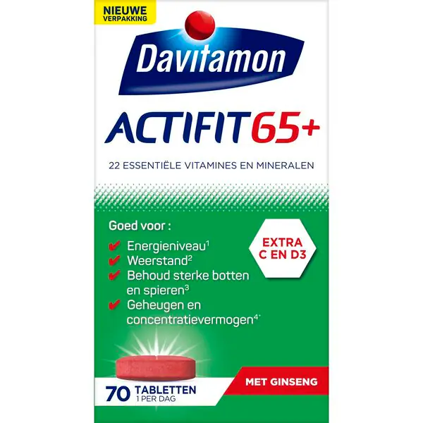 Davitamon Actifit 65 tablettia 70 kpl