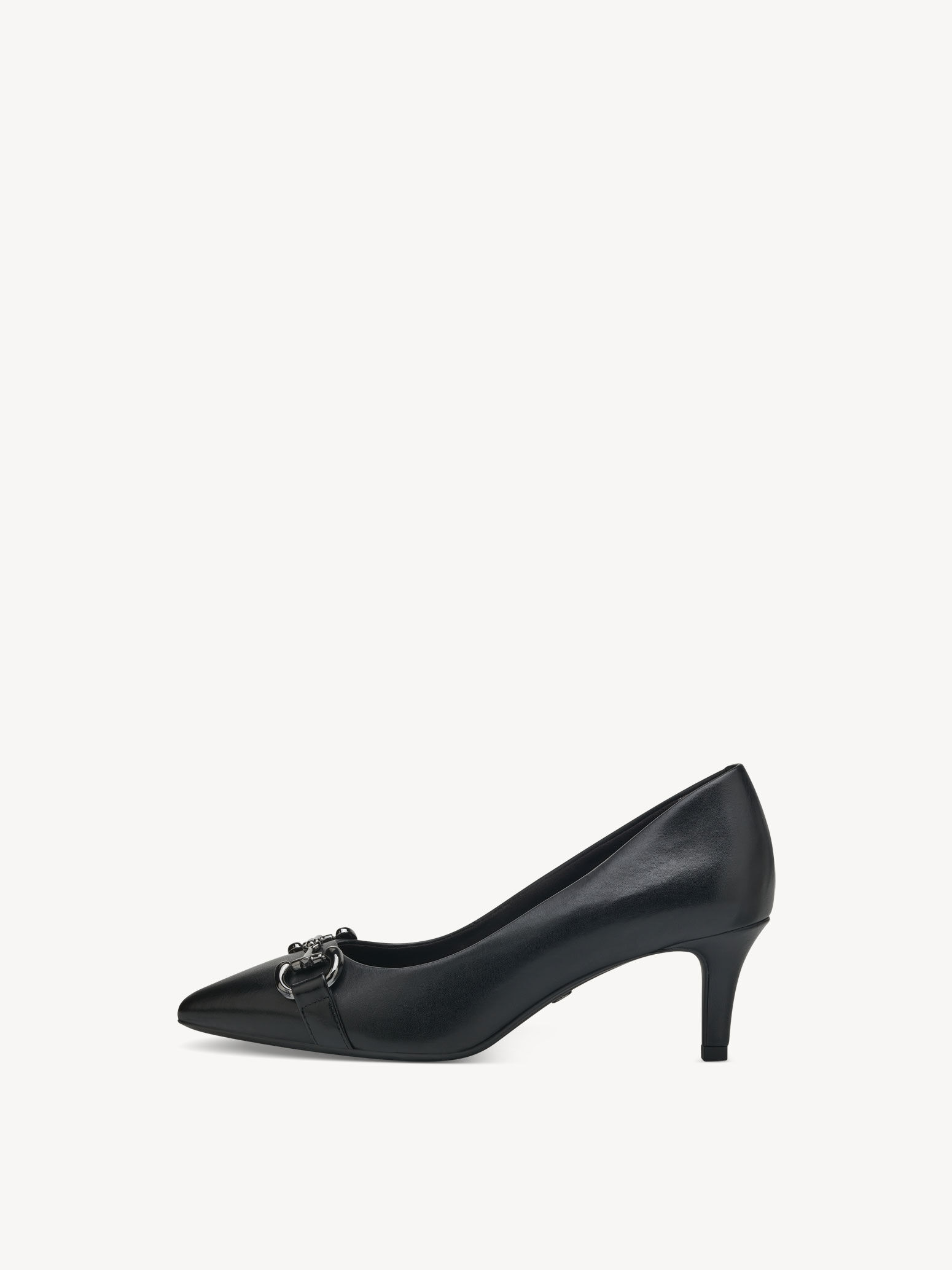 Escarpin en cuir - noir