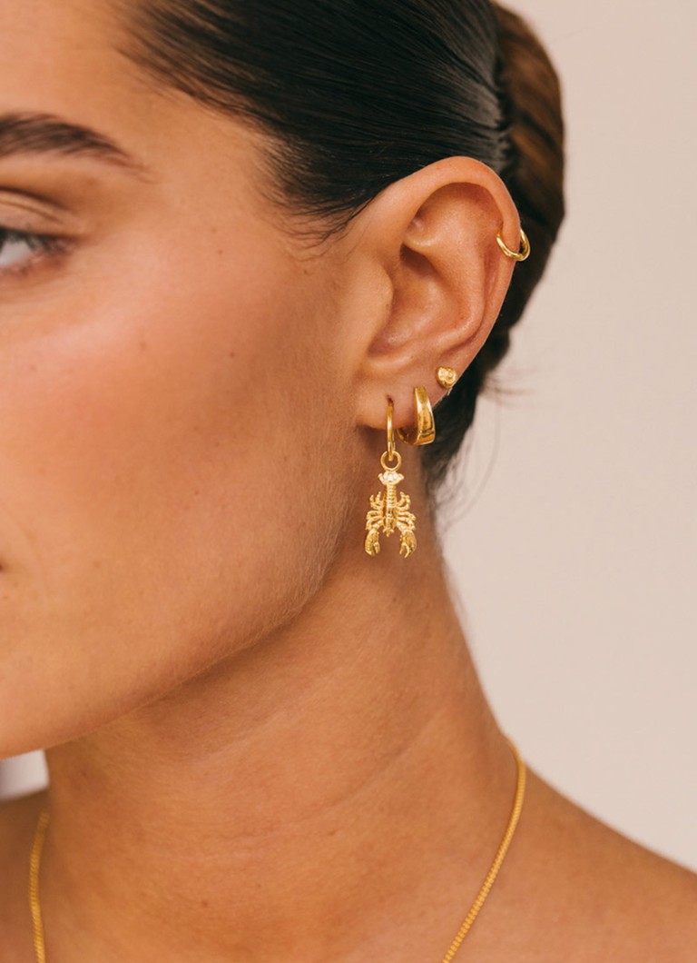 Wildthings Langosta gold-plated earrings