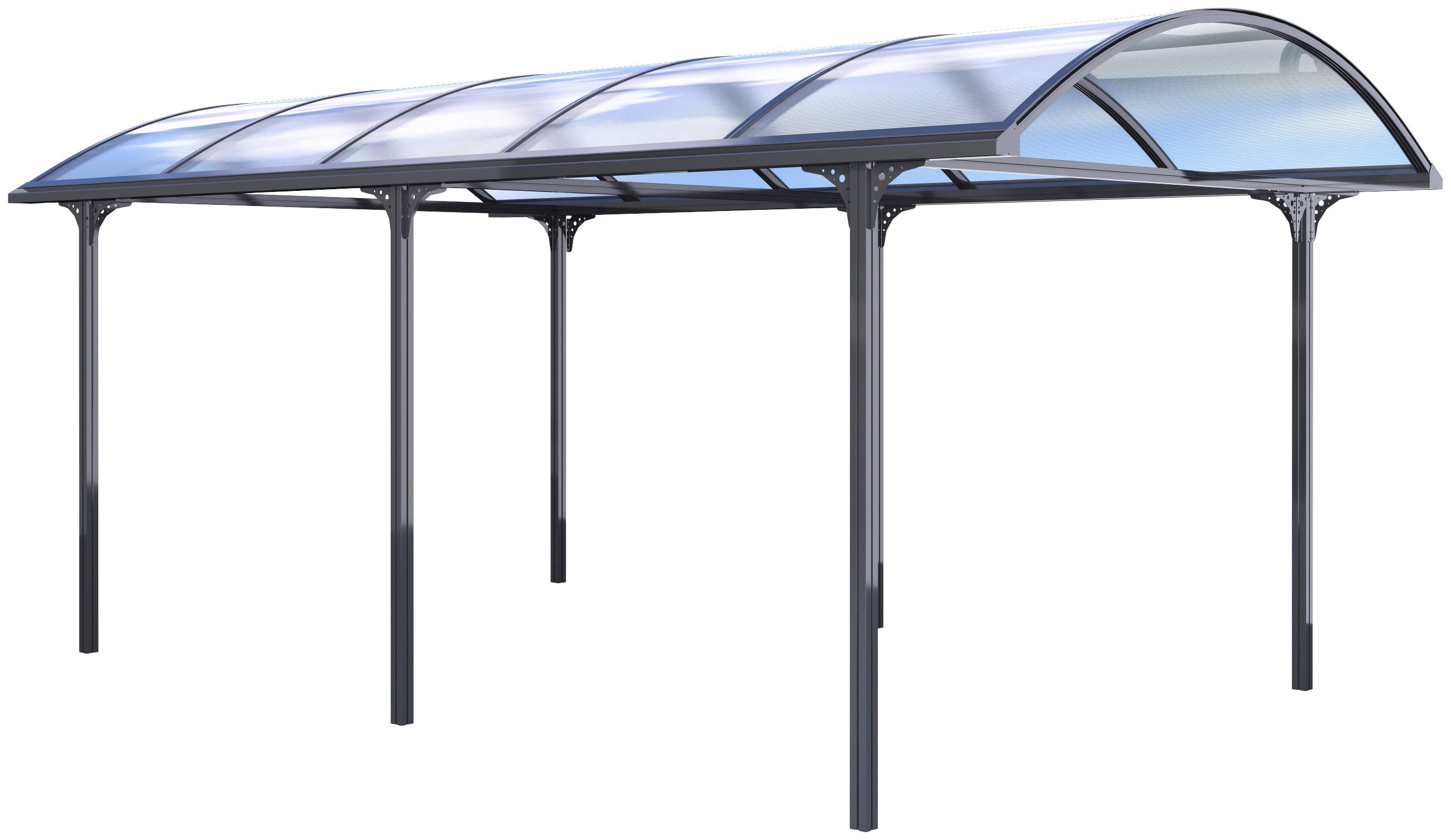 KGT Einzelcarport Elbe, BxT: 312x531 cm, 200 cm Einfahrtshöhe