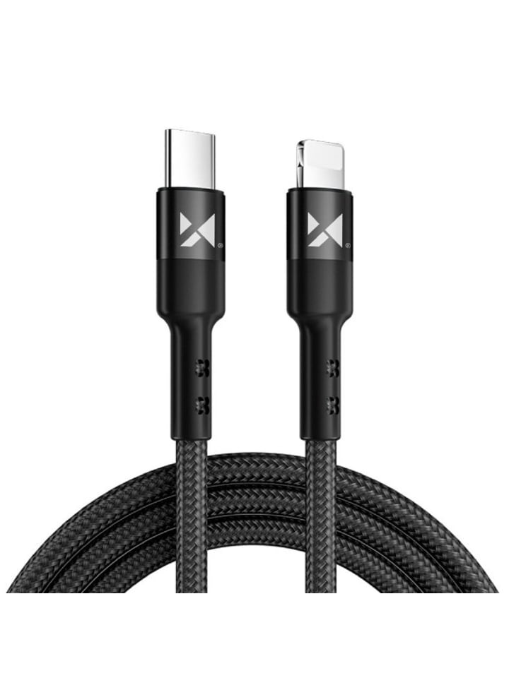 Wozinsky Ladekabel USB Typ C Kabel - iPhone 18W Schwarz 2m in Schwarz günstig kaufen onesize