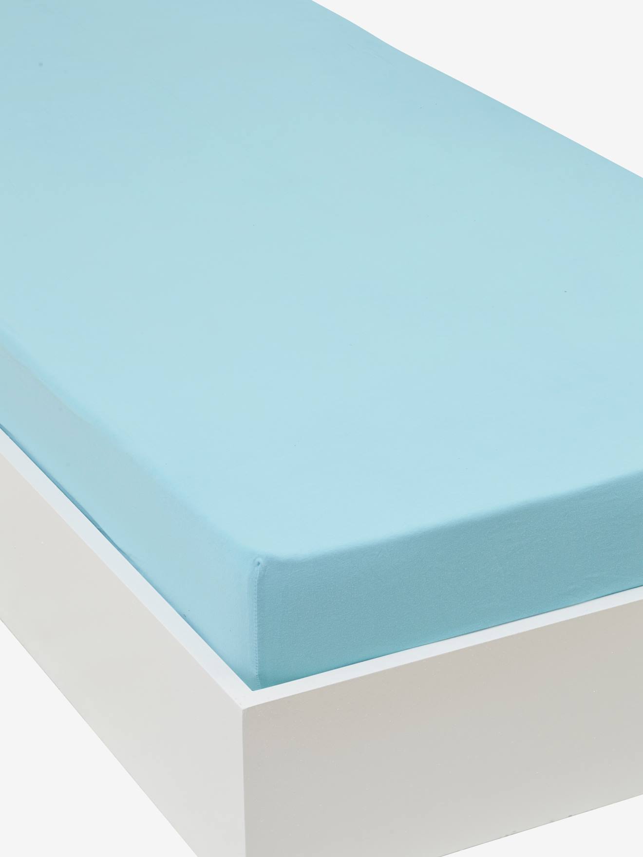 Vertbaudet Kinder Jersey-Spannbettlaken Oeko Tex - blau