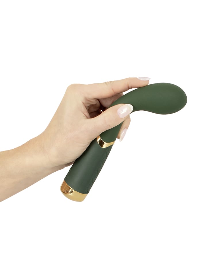 Emerald Love G-Punkt Vibrator Luxurious G-Spot Massager in grün günstig kaufen 19,5 cm