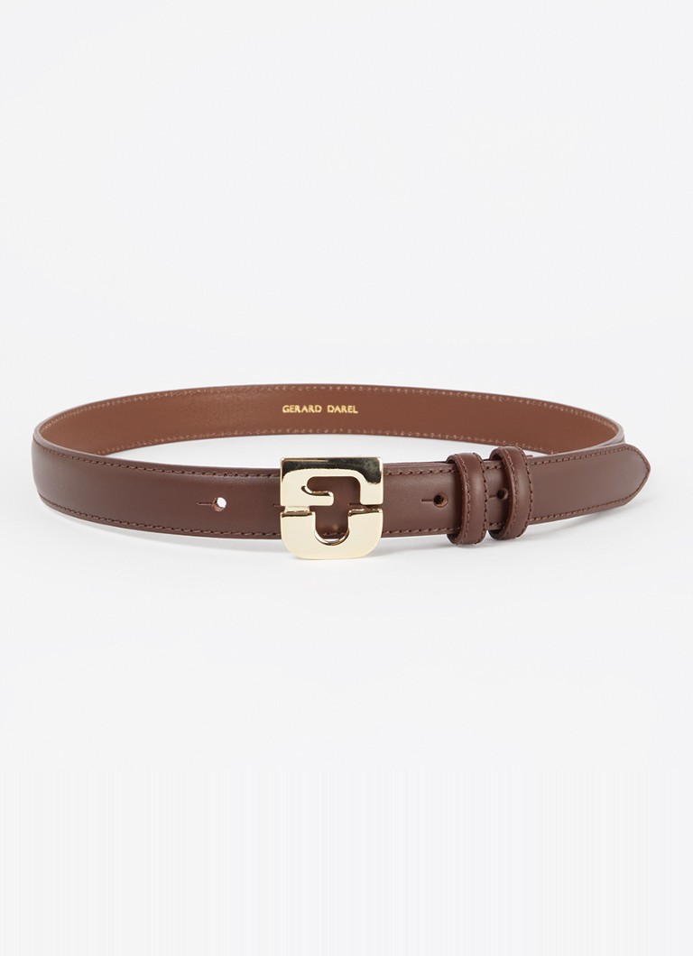 Curea din piele cu sigla Gerard Darel Le Lauren