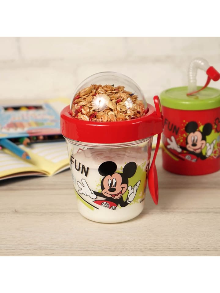 Geda Labels Müslibecher Mickey in Rot - 10x10x15cm günstig kaufen onesize