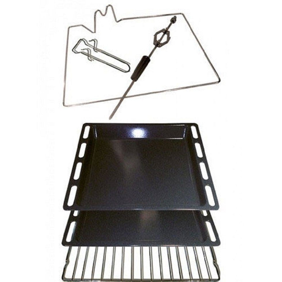 Kaiser Küchengeräte Backofen-Set EH 6367+EM 2510, Elektro Backofen, Autark, 79L,10Funktionen+Einbau-Mikrowelle