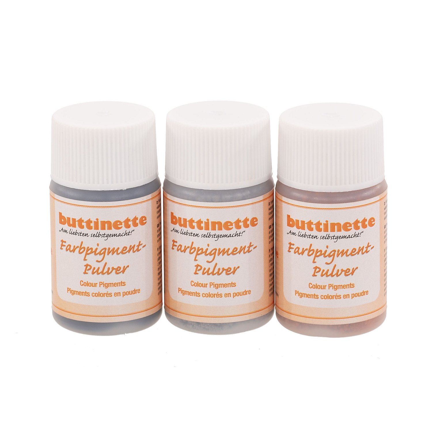 Farbpigment-Pulver, erdtöne, 3x 20 ml