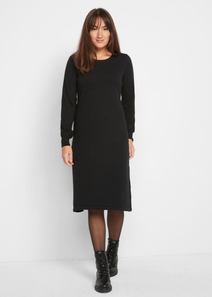 Strickkleid aus recycelter Baumwolle