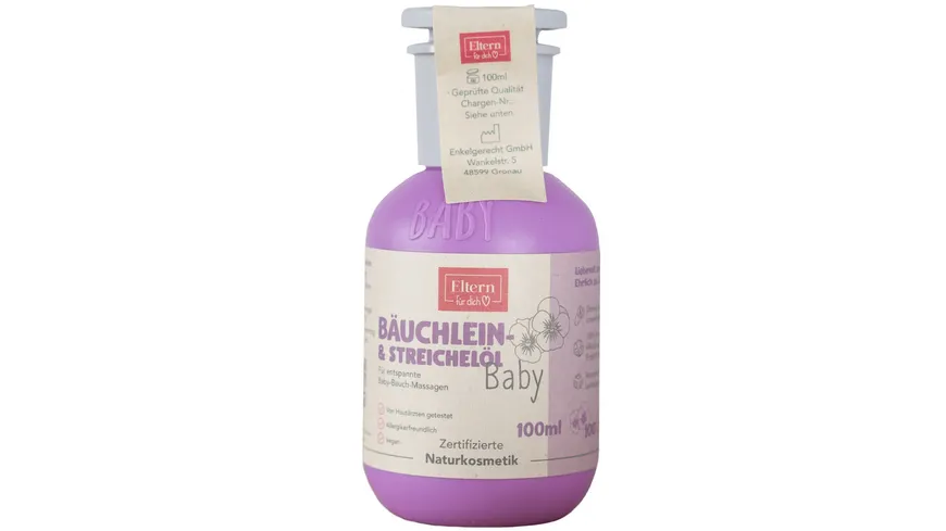 ELTERN FÜR DICH Baby Bäuchlein- und Streichelöl 100 ml