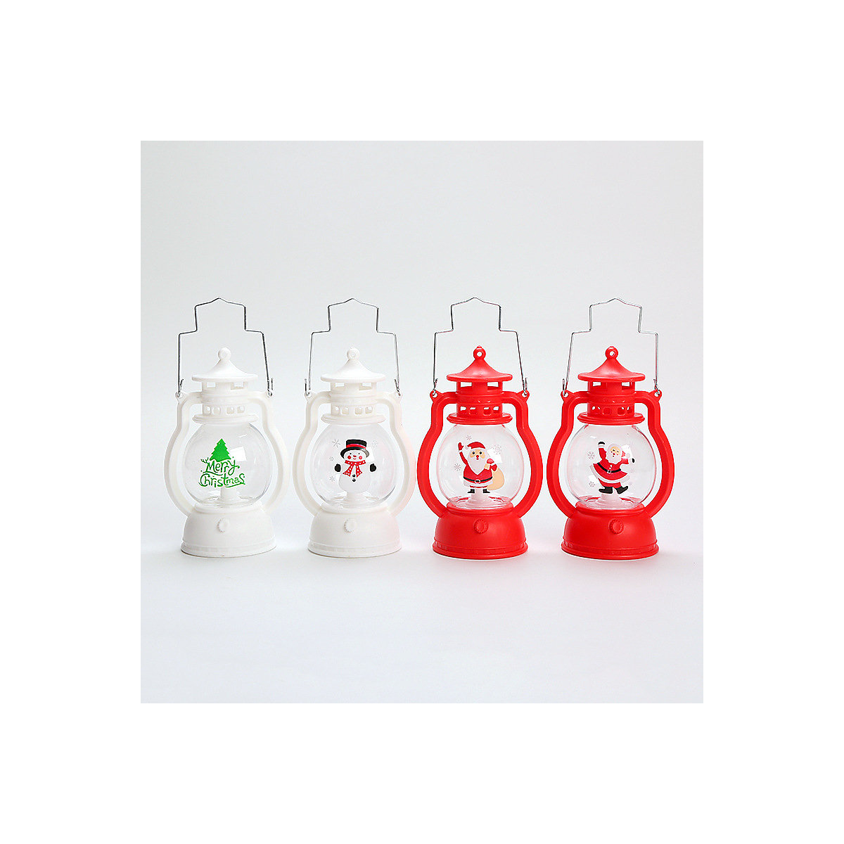 Alter Mann Schneemann Weihnachtsatmosphäre Kinder tragbare Lampe Tragbare kleine LED-Öllampe für Weihnachtsdekorationen Nachtlichter