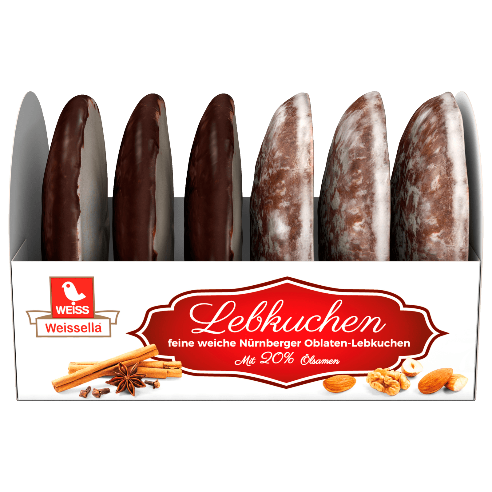 Weiss Oblaten-Lebkuchen 200g