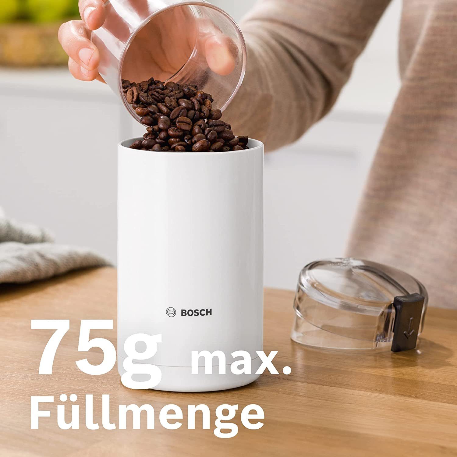 BOSCH Kaffeemühle Hausgeräte TSM6A017C Kaffeemühle, Kunststoff, Creme
