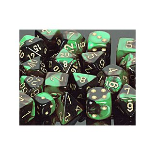 Black-Green w-gold 12xW6 (Gemini)