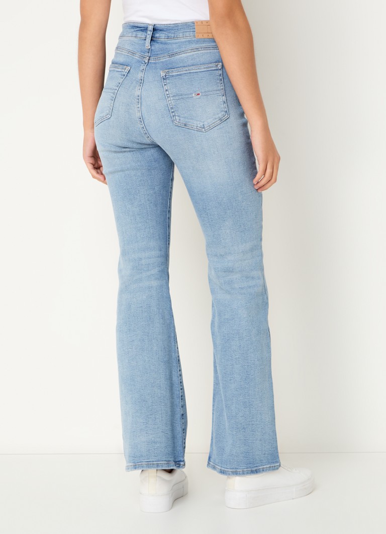 Blugi evazați cu talie înaltă și talie medie Tommy Hilfiger
