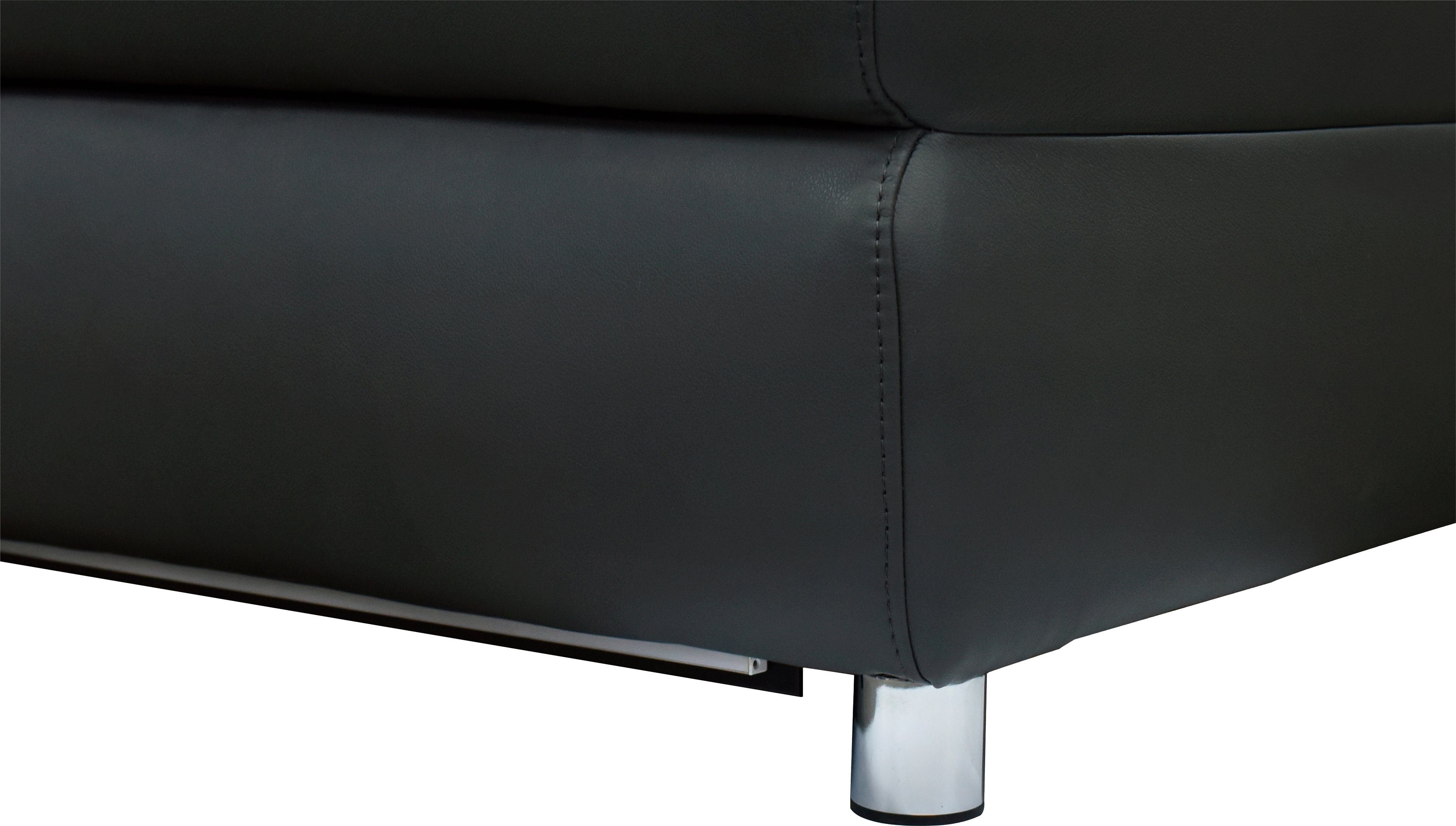 Places of Style Ecksofa Pareli, mit Relaxfunktion, Kopfteilverstellung und dimmbarer LED-Beleuchtung